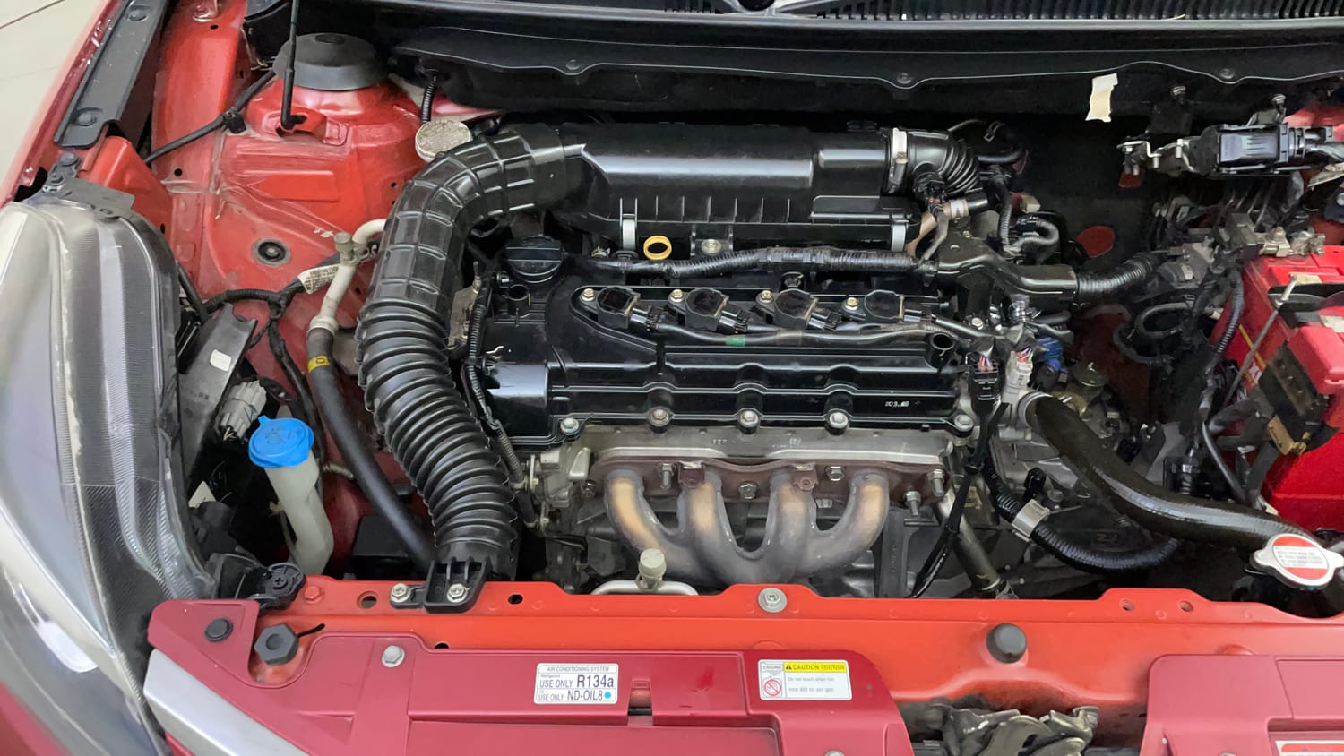 Used 2019 Maruti Suzuki Baleno Zeta Petrol Manual engine ENGINE RIGHT SIDE VIEW
