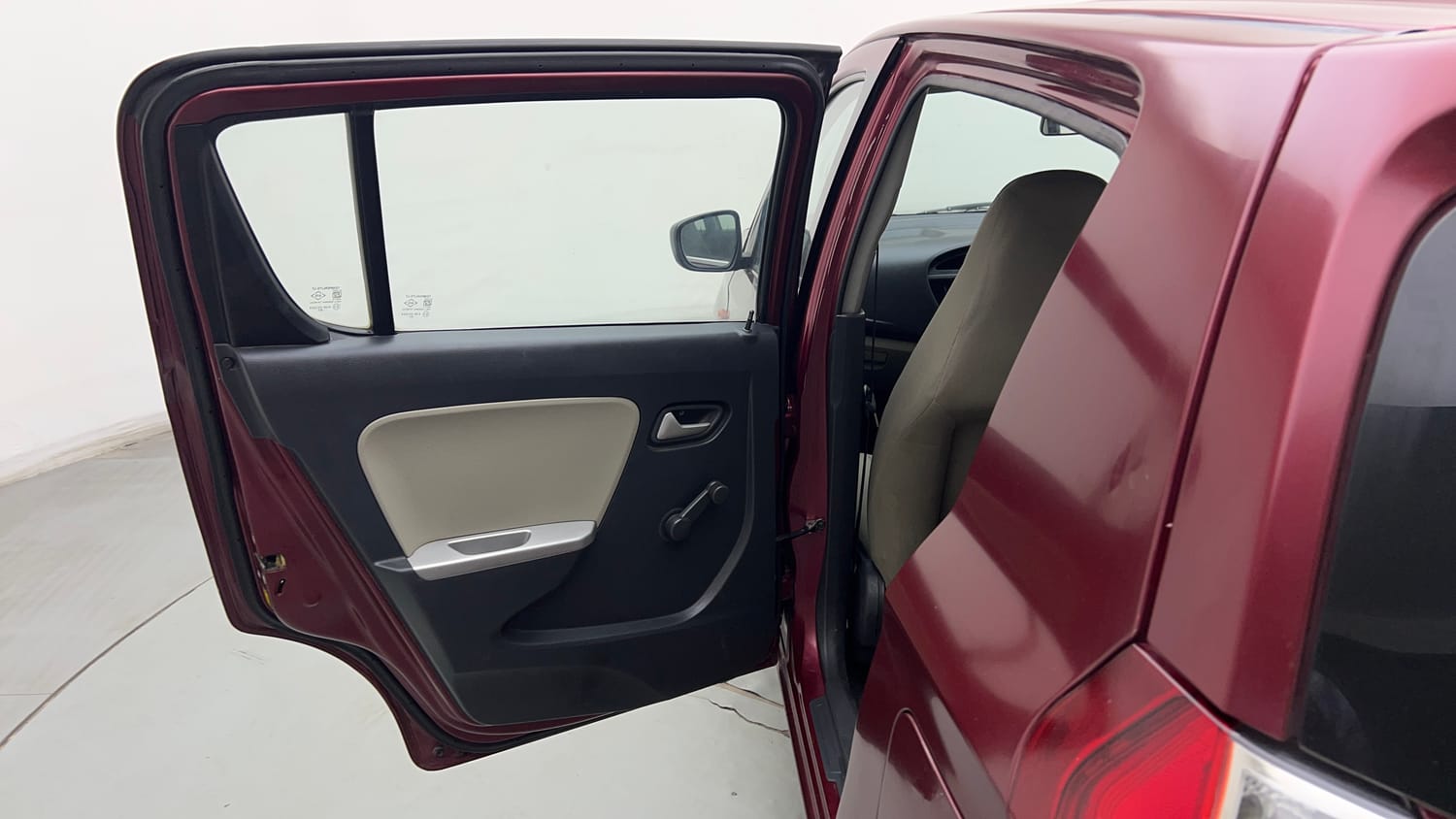 Used 2015 Maruti Suzuki Alto K10 VXi Petrol Manual interior LEFT REAR DOOR OPEN VIEW