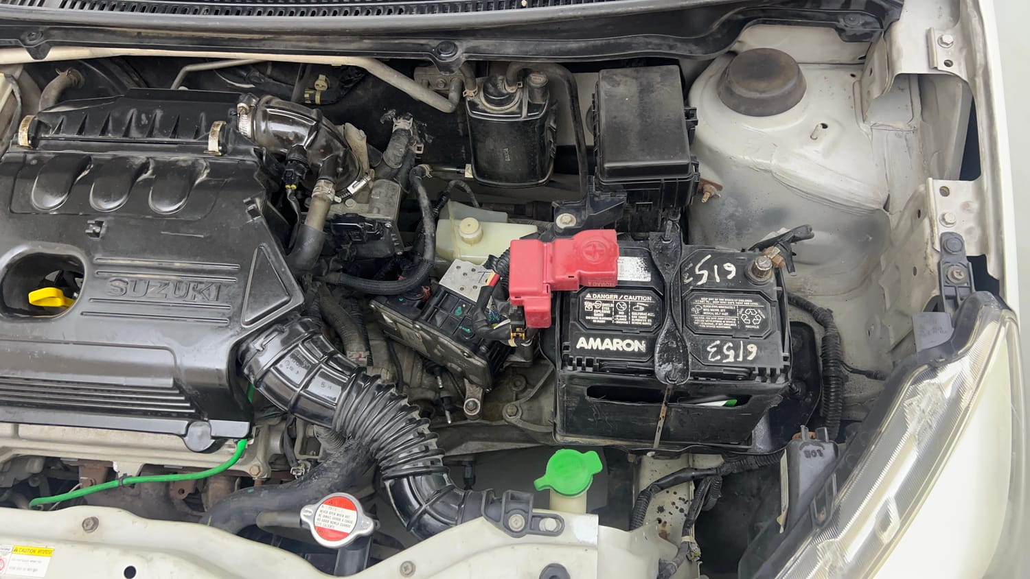 Used 2015 Maruti Suzuki Celerio VXi AMT Petrol Automatic engine ENGINE LEFT SIDE VIEW