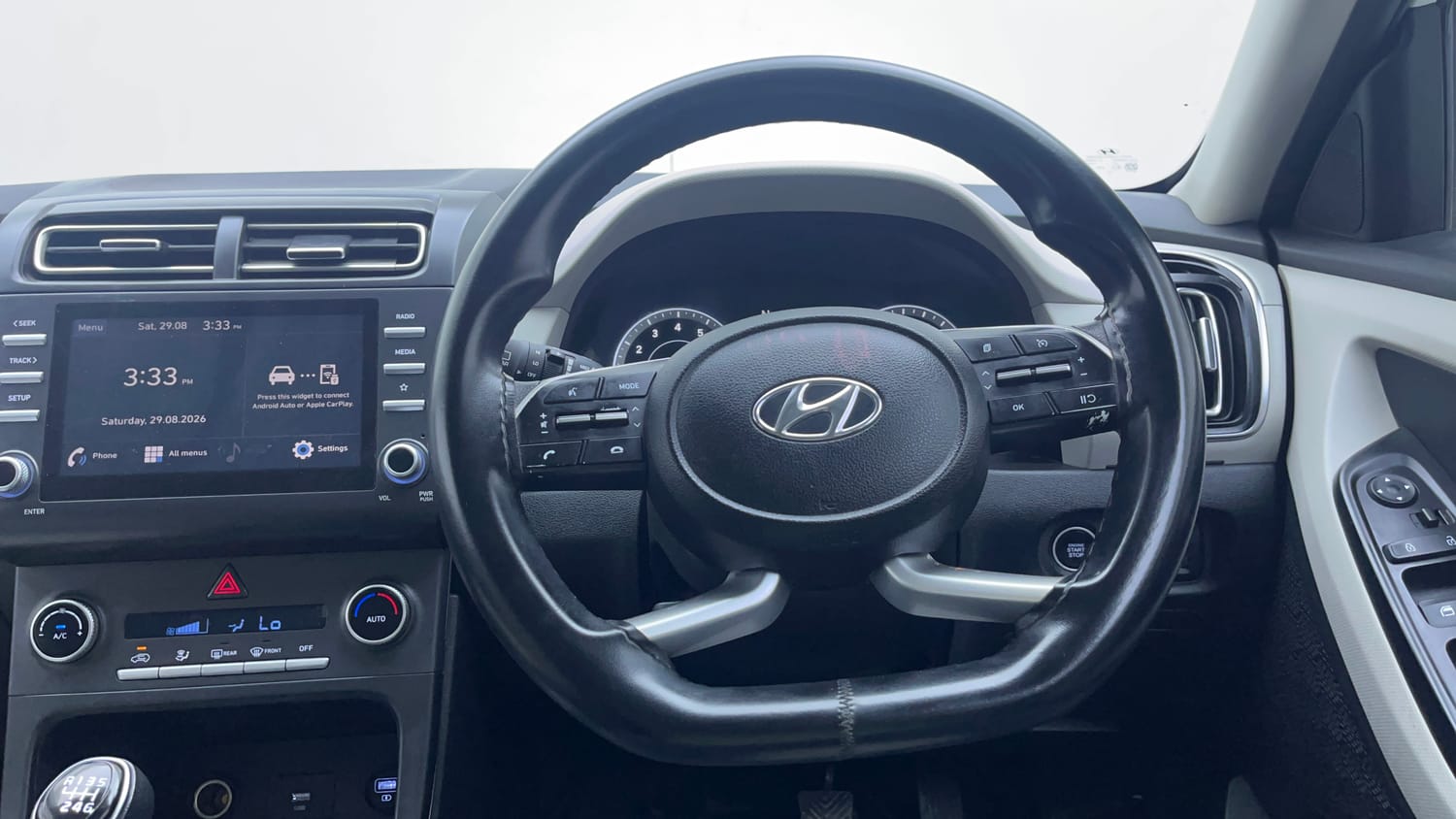 Used 2022 Hyundai Creta S 1.5 Petrol iMT Petrol Manual interior STEERING VIEW