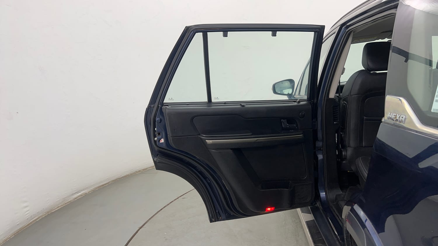 Used 2018 Tata Hexa XT 4x2 7 STR Diesel Manual interior LEFT REAR DOOR OPEN VIEW