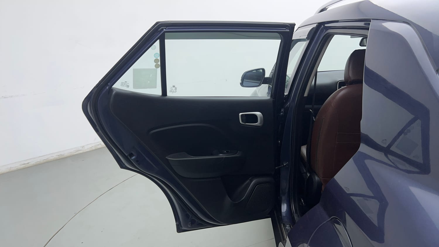 Used 2020 Hyundai Venue SX Plus 1.0 Turbo DCT Petrol Automatic interior LEFT REAR DOOR OPEN VIEW
