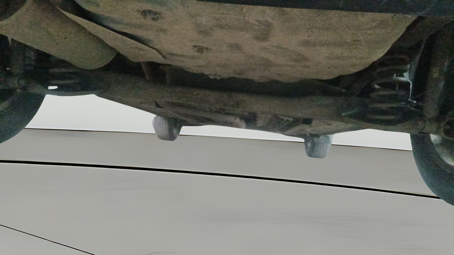Used 2025 Nissan Magnite Tekna B4D 1.0 Petrol MT Petrol Manual extra REAR UNDERBODY VIEW (TAKEN FROM REAR)