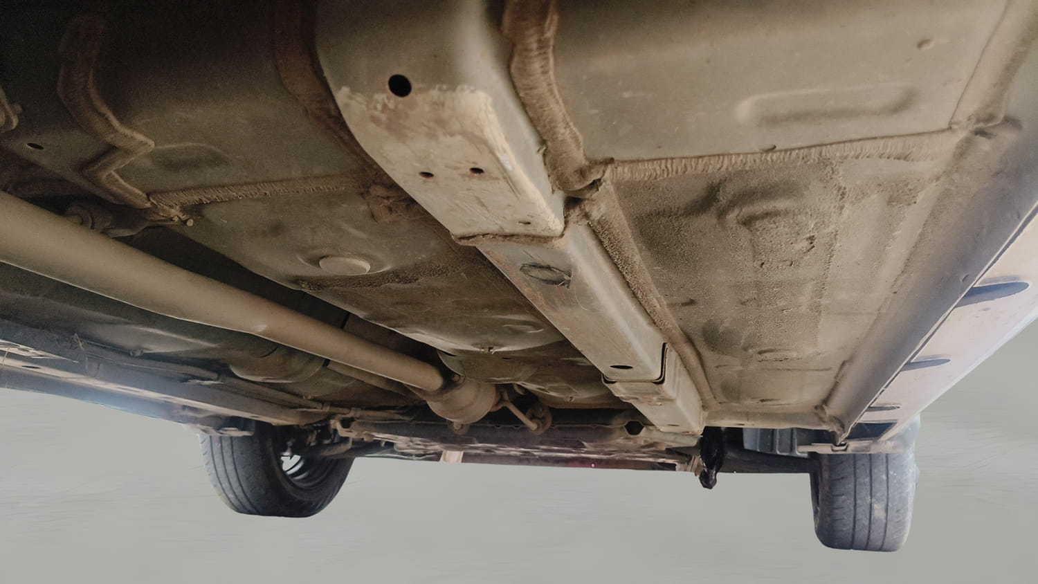 Used 2024 Hyundai Exter SX 1.2 MT Petrol Manual extra REAR RIGHT UNDERBODY VIEW