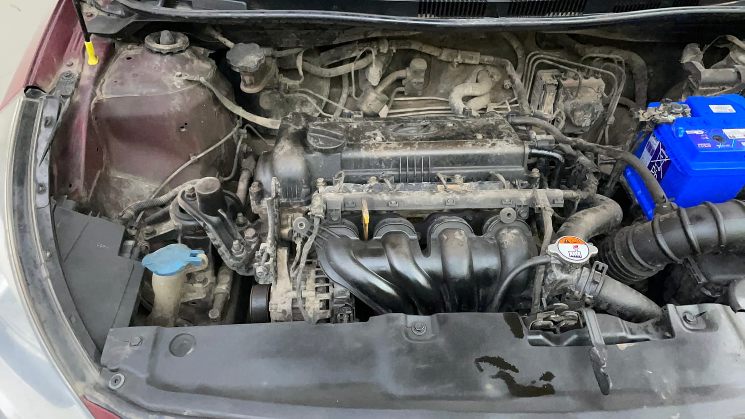 Used 2014 Hyundai Verna Fluidic 1.6 VTVT SX Petrol Manual engine ENGINE RIGHT SIDE VIEW