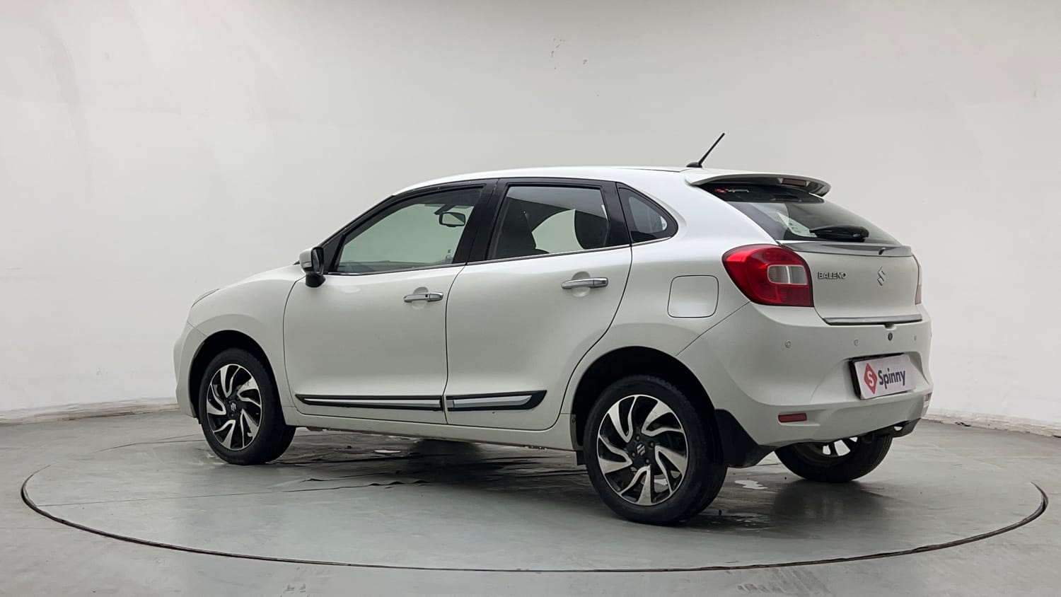 Used 2021 Maruti Suzuki Baleno Zeta Petrol Manual exterior LEFT REAR CORNER VIEW