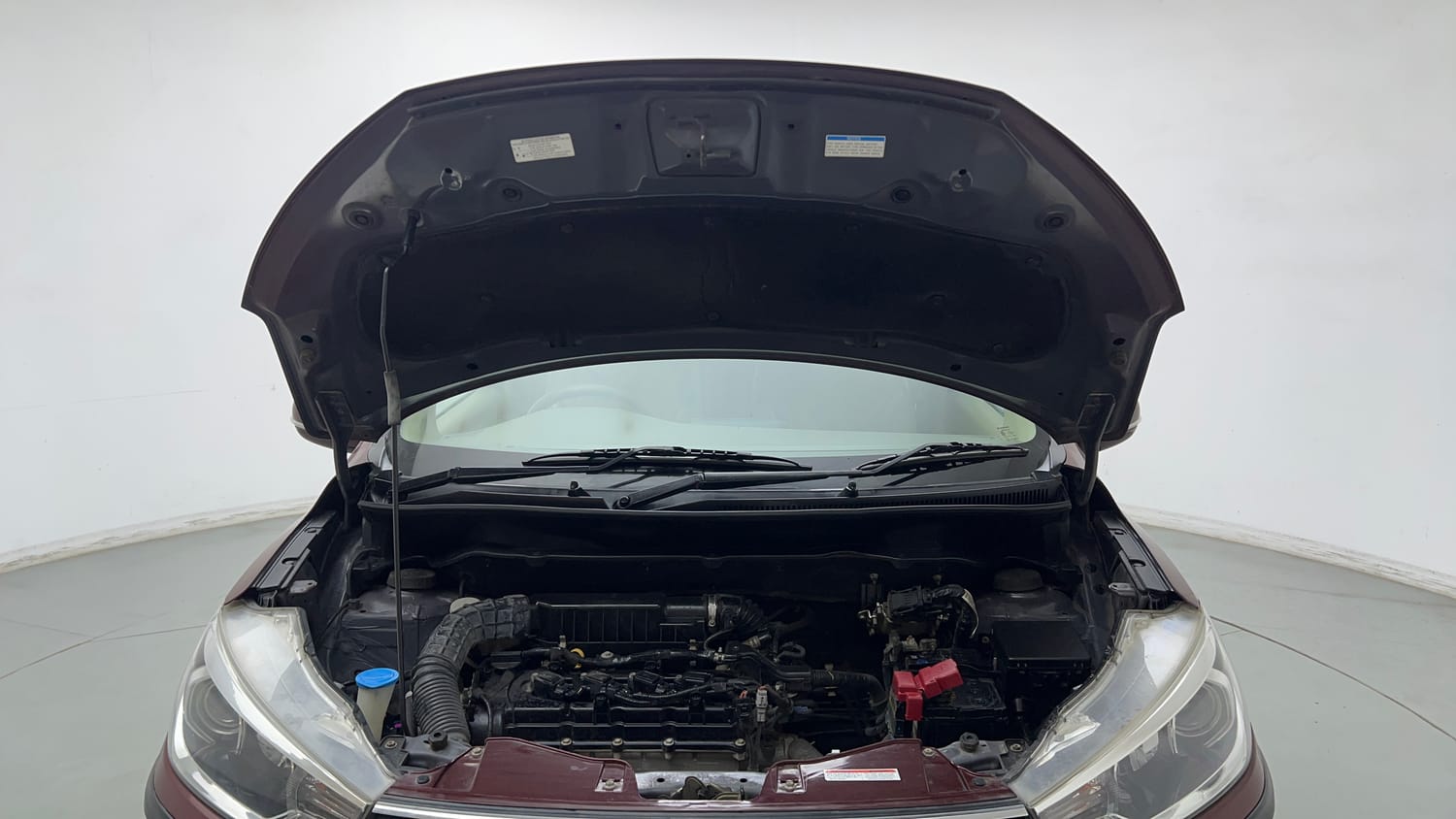 Used 2019 Maruti Suzuki New Ertiga ZXi Petrol Manual engine ENGINE & BONNET OPEN FRONT VIEW