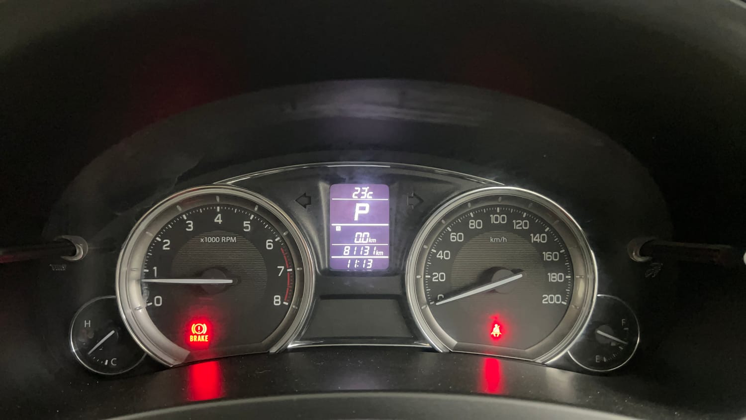 Used 2015 Maruti Suzuki Ciaz ZXi  AT Petrol Automatic interior CLUSTERMETER VIEW