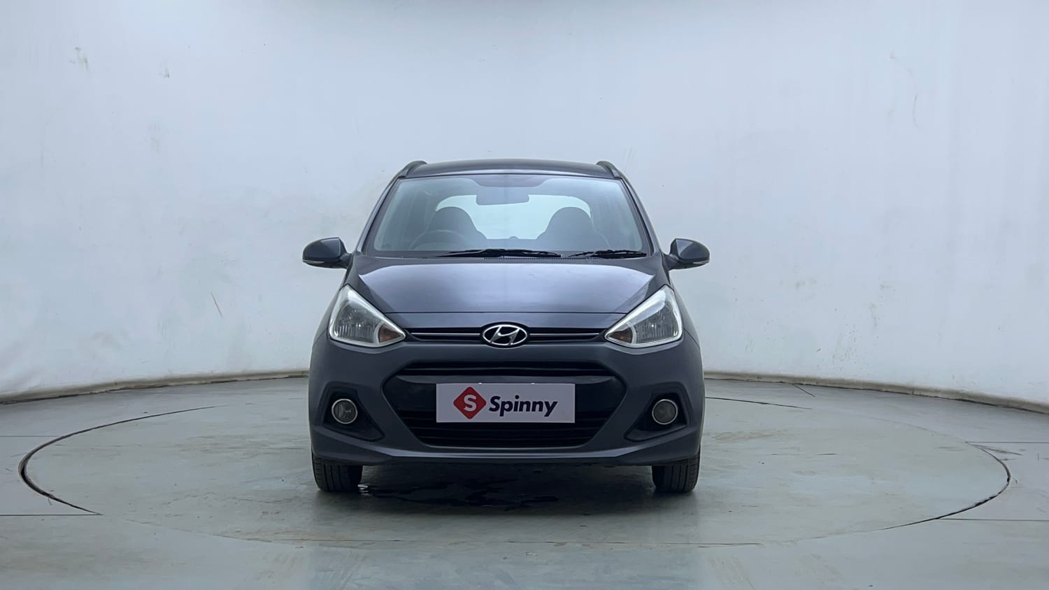 Used 2014 Hyundai Grand i10 Sportz AT 1.2 Kappa VTVT Petrol Automatic exterior FRONT VIEW