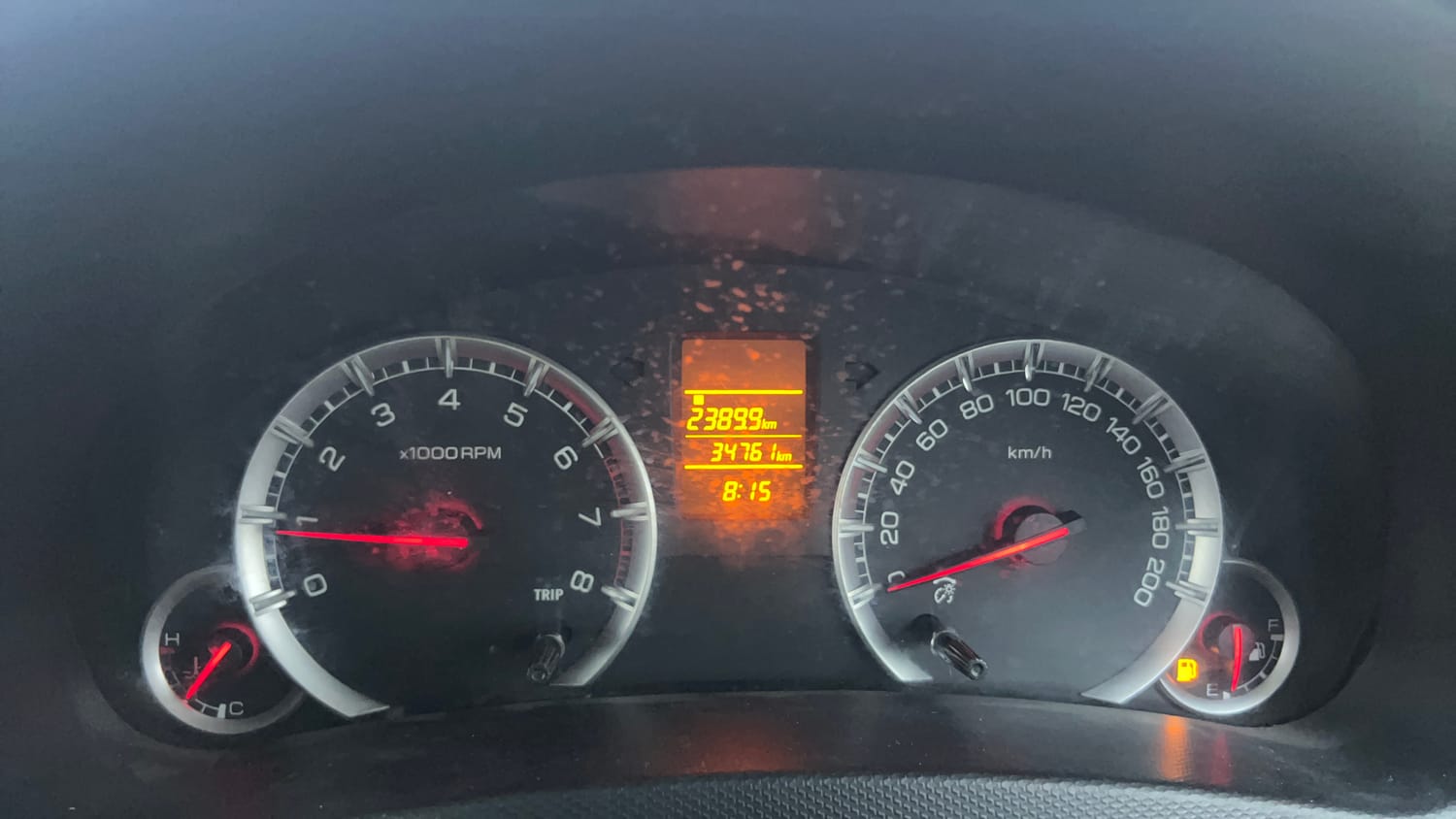 Used 2015 Maruti Suzuki Swift Dzire VXI Petrol Manual interior CLUSTERMETER VIEW