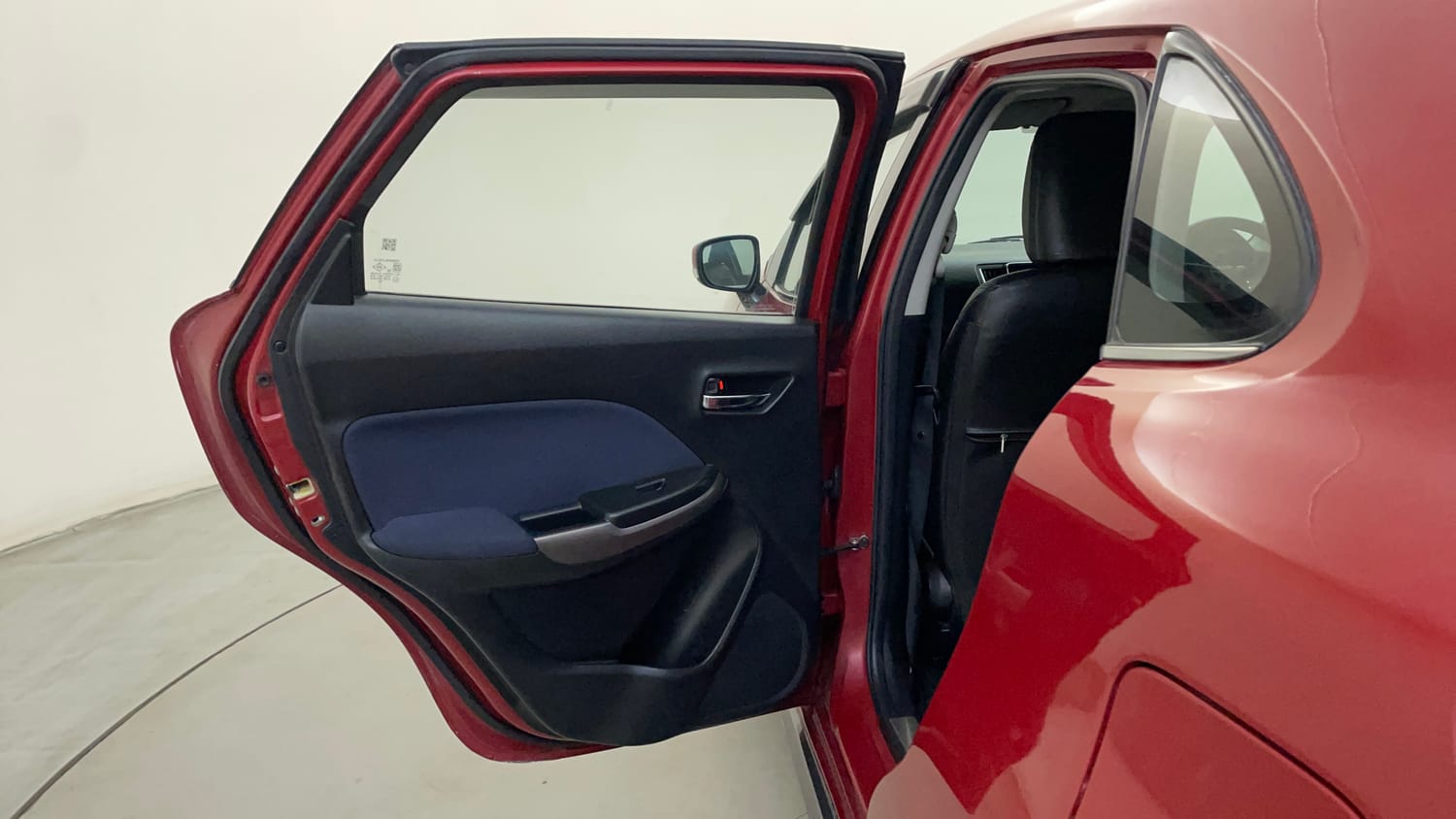 Used 2019 Maruti Suzuki Baleno Zeta Petrol Manual interior LEFT REAR DOOR OPEN VIEW