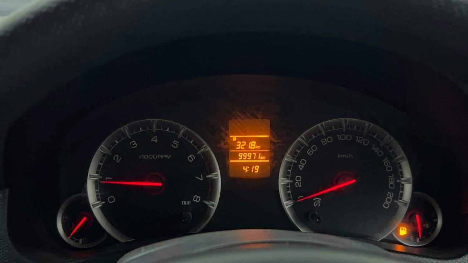 Used 2016 Maruti Suzuki Swift Dzire VXI Petrol + CNG (Outside Fitted) Cng Manual interior CLUSTERMETER VIEW