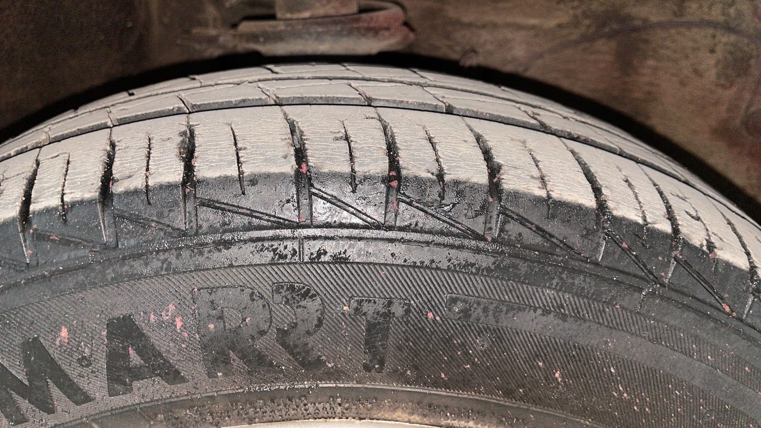 Used 2019 Maruti Suzuki Alto 800 VXi Petrol Manual tyres RIGHT FRONT TYRE TREAD VIEW