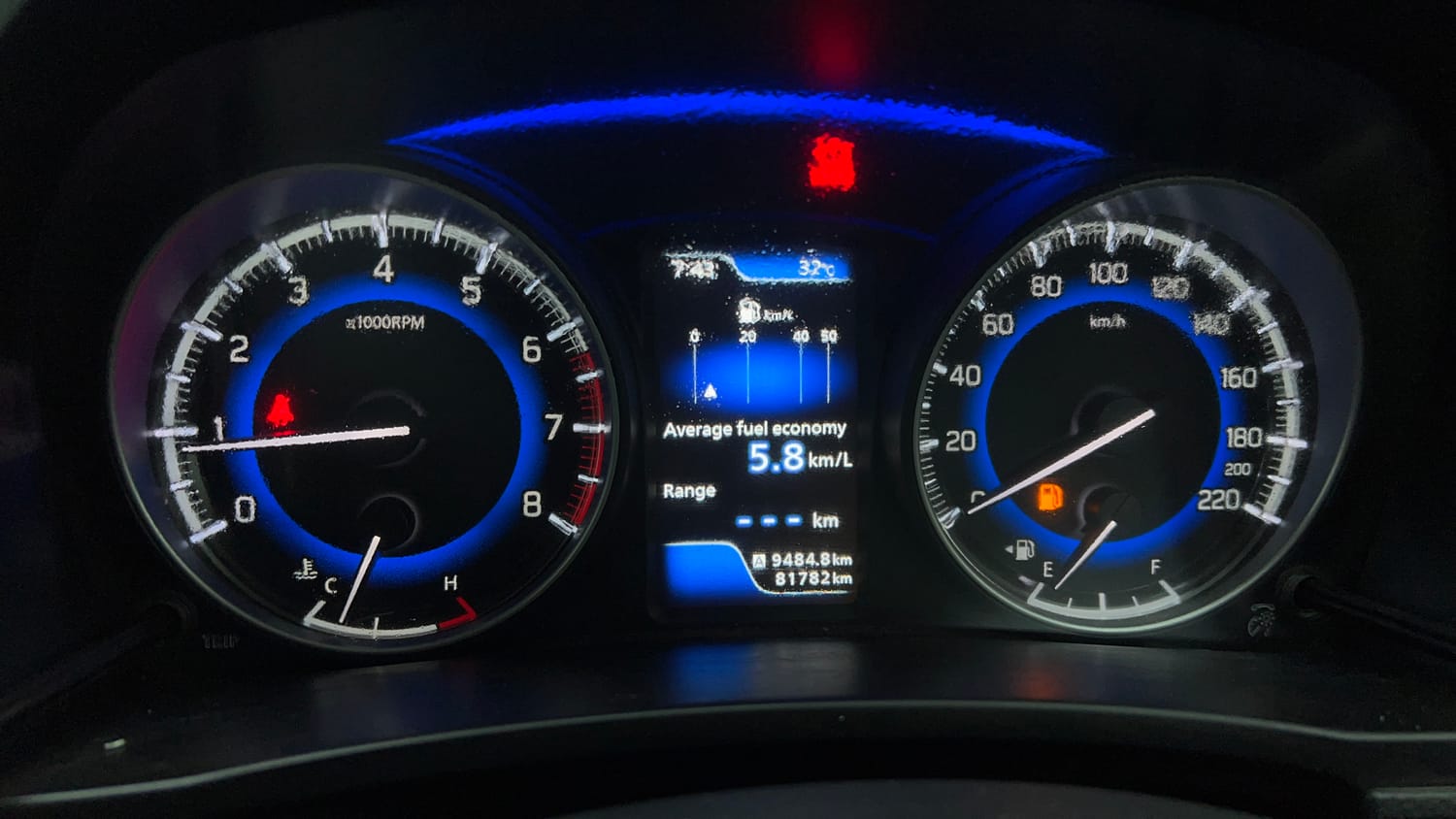 Used 2021 Maruti Suzuki Baleno Zeta Petrol Manual interior CLUSTERMETER VIEW