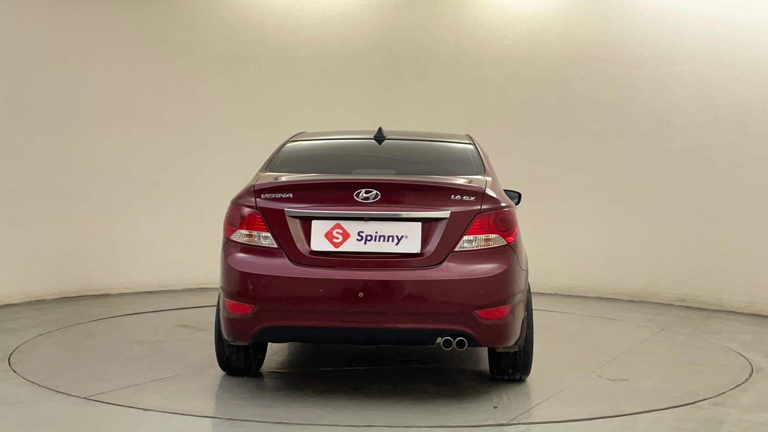 Used 2014 Hyundai Verna Fluidic 1.6 VTVT SX Petrol Manual exterior BACK VIEW
