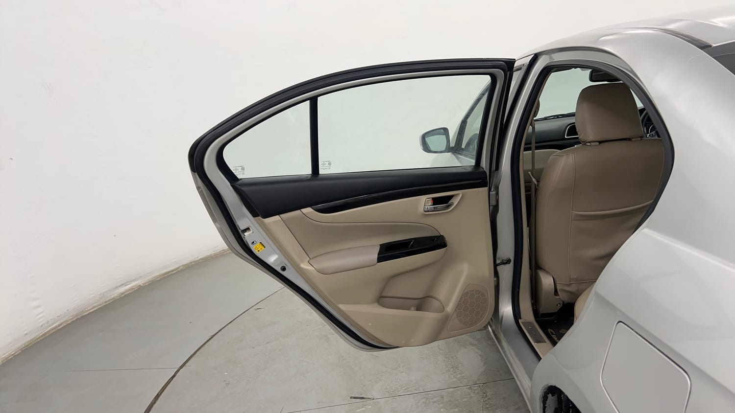 Used 2015 Maruti Suzuki Ciaz ZXi  AT Petrol Automatic interior LEFT REAR DOOR OPEN VIEW
