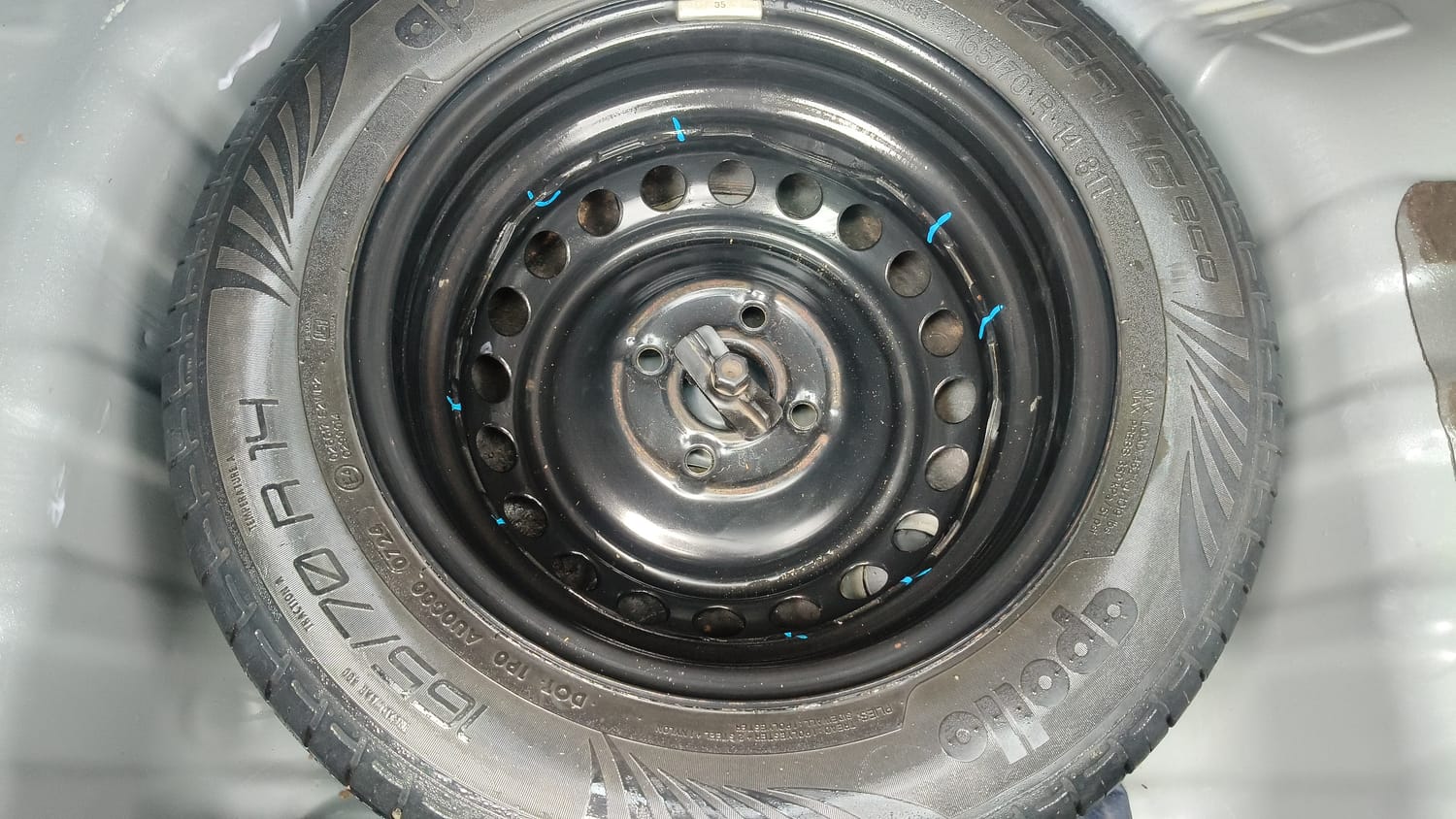 Used 2024 Hyundai Exter SX 1.2 MT Petrol Manual tyres SPARE TYRE VIEW