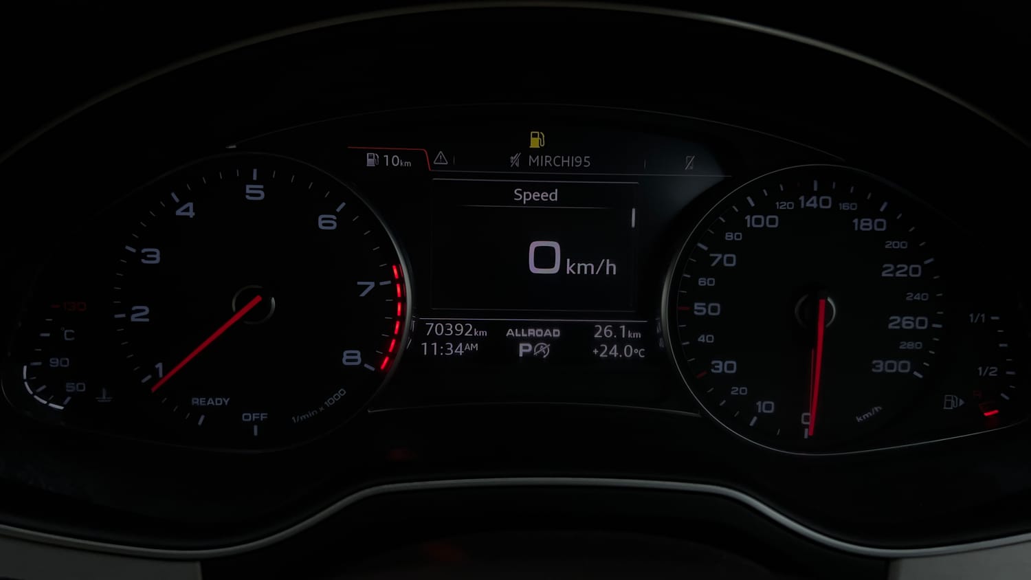 Used 2018 Audi Q7 45 TFSI Premium Plus Petrol Automatic interior CLUSTERMETER VIEW