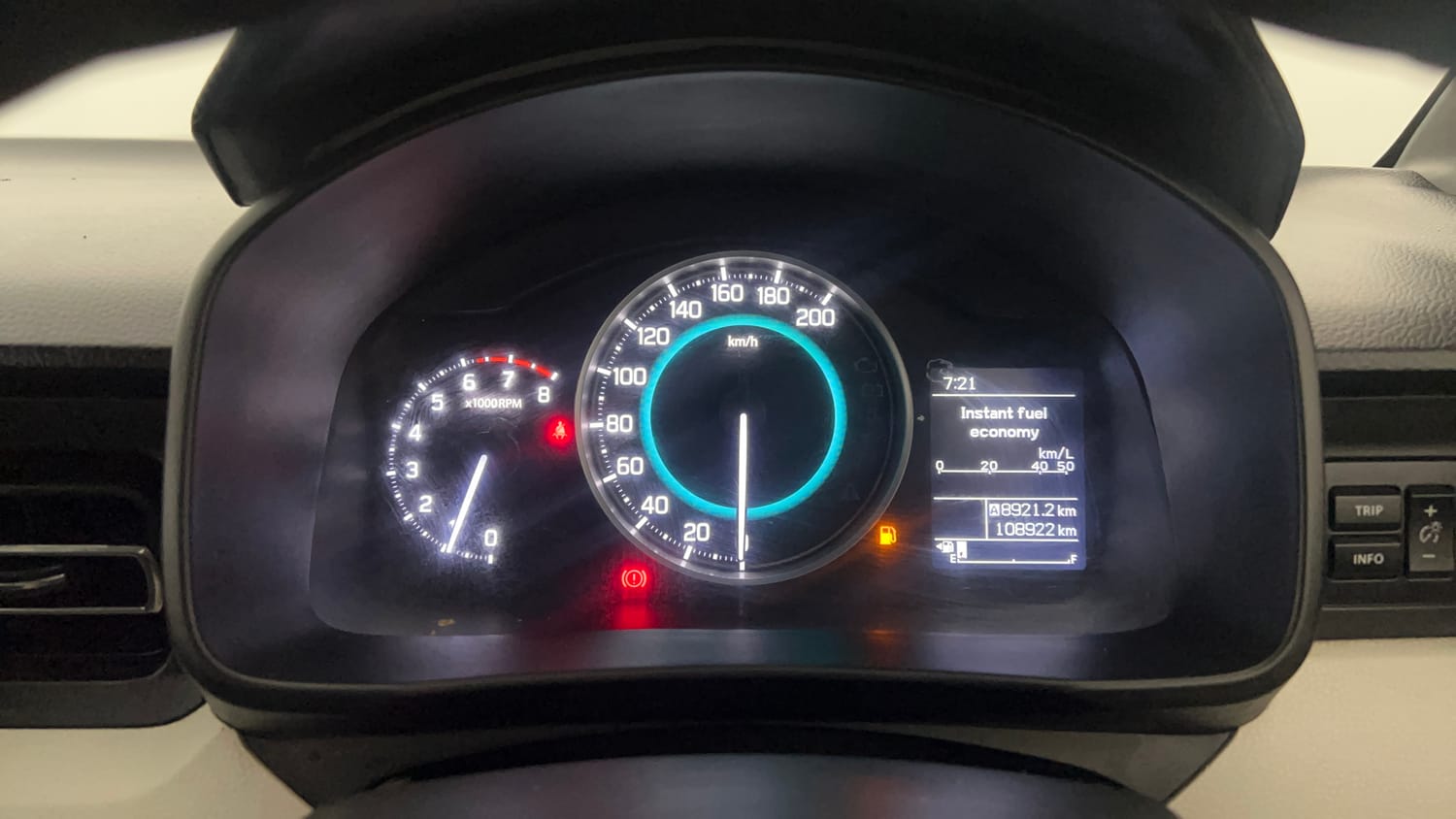 Used 2022 Maruti Suzuki Ignis Delta 1.2 MT Petrol Manual interior CLUSTERMETER VIEW