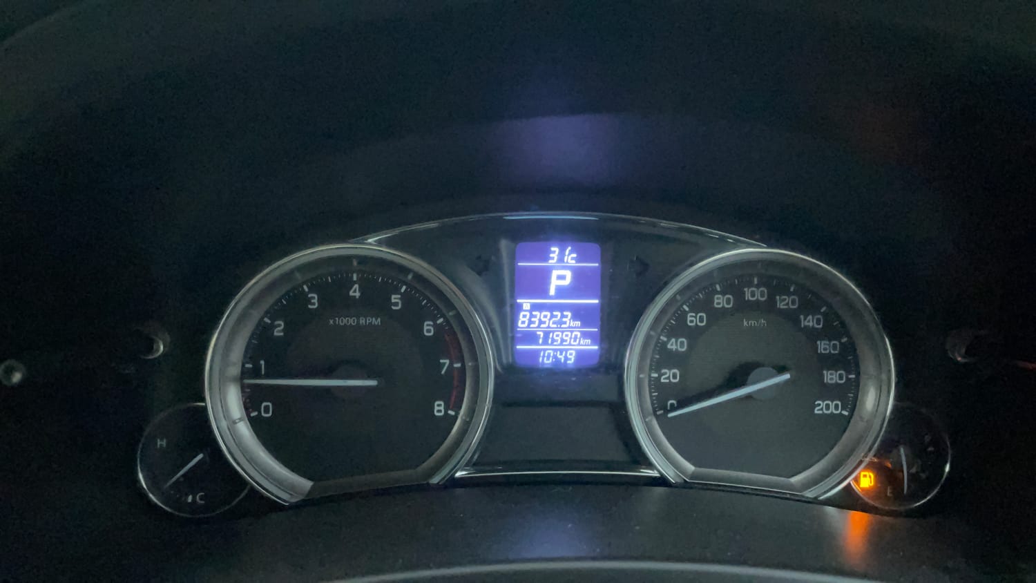 Used 2017 Maruti Suzuki Ciaz Alpha 1.4 AT Petrol Automatic interior CLUSTERMETER VIEW