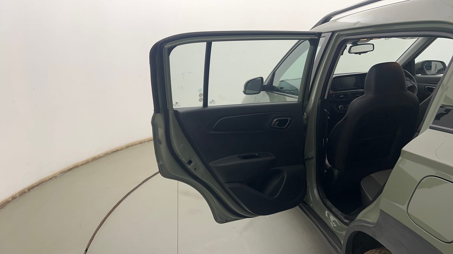 Used 2024 Hyundai Exter SX (O) Connect 1.2 AMT Petrol Automatic interior LEFT REAR DOOR OPEN VIEW