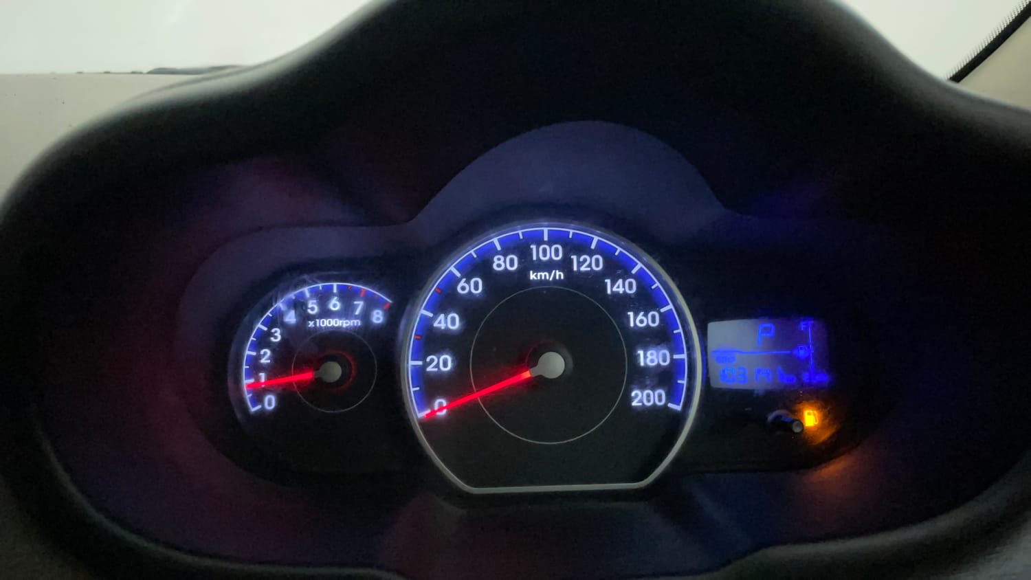 Used 2012 Hyundai i10 Sportz 1.2 AT Kappa2 Petrol Automatic interior CLUSTERMETER VIEW