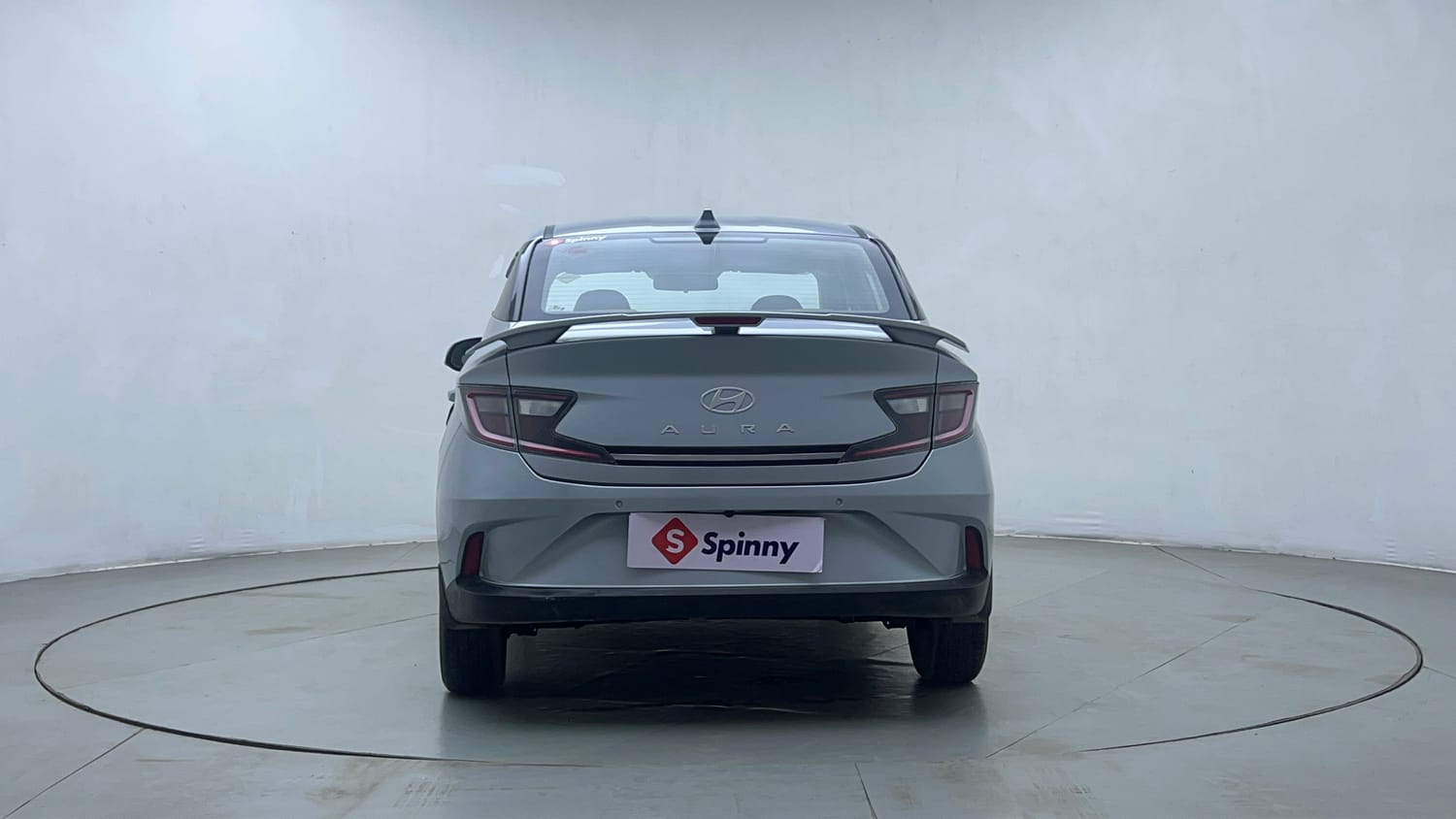 Used 2024 Hyundai Aura SX 1.2 CNG Cng Manual exterior BACK VIEW
