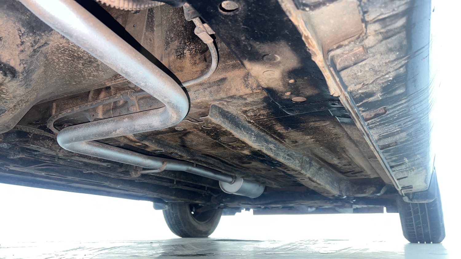 Used 2021 Tata Punch Adventure AMT Petrol Automatic extra REAR RIGHT UNDERBODY VIEW