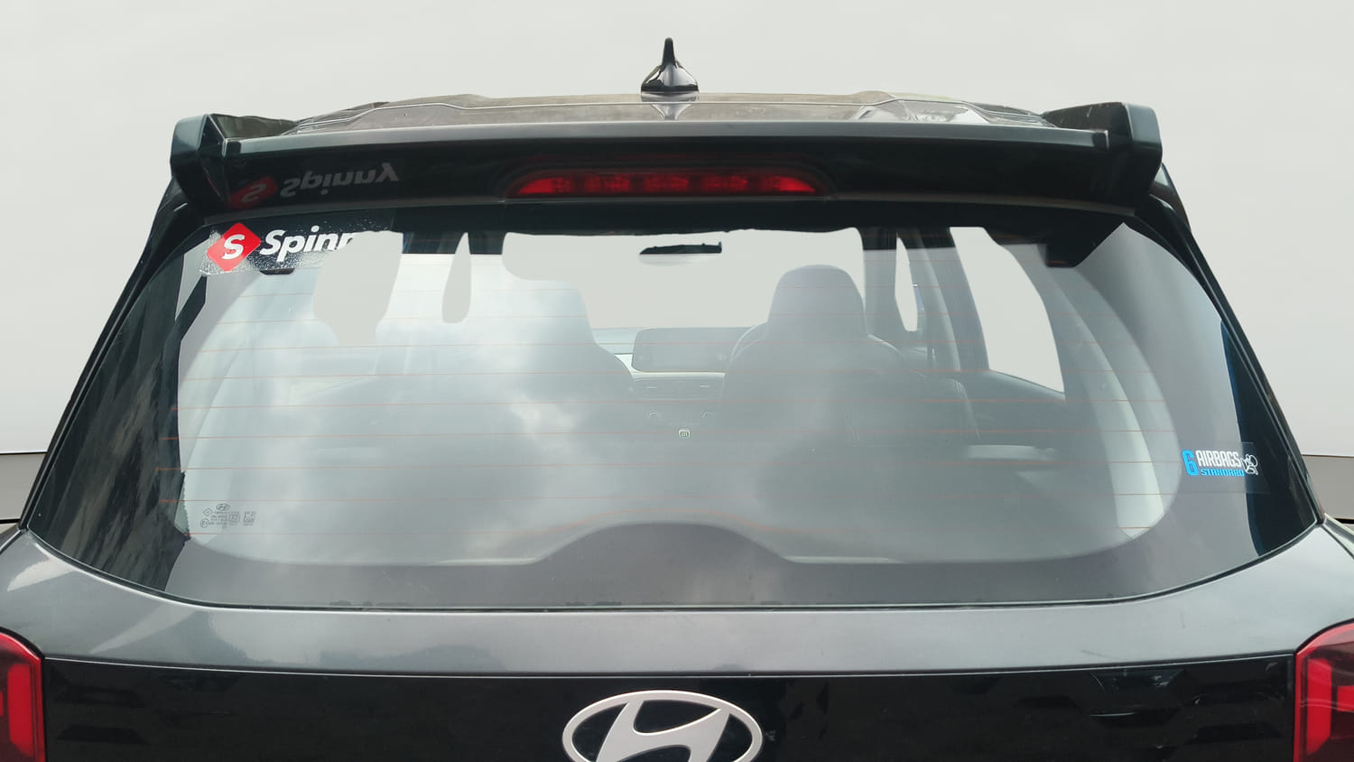 Used 2024 Hyundai Exter SX 1.2 MT Petrol Manual exterior BACK WINDSHIELD VIEW