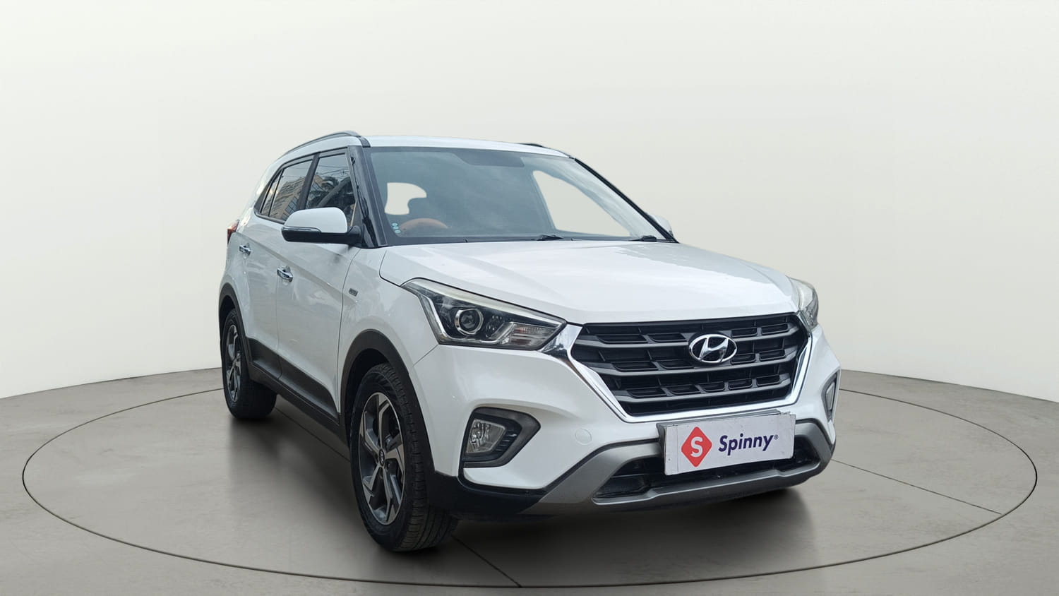 Used 2019 Hyundai Creta SX 1.6 AT CRDi Diesel Automatic exterior RIGHT FRONT CORNER VIEW