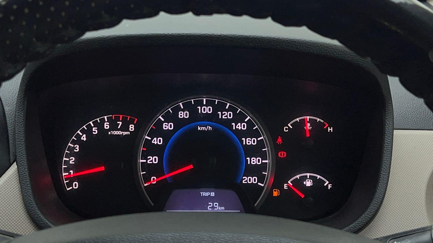 Used 2014 null Petrol Manual interior CLUSTERMETER VIEW