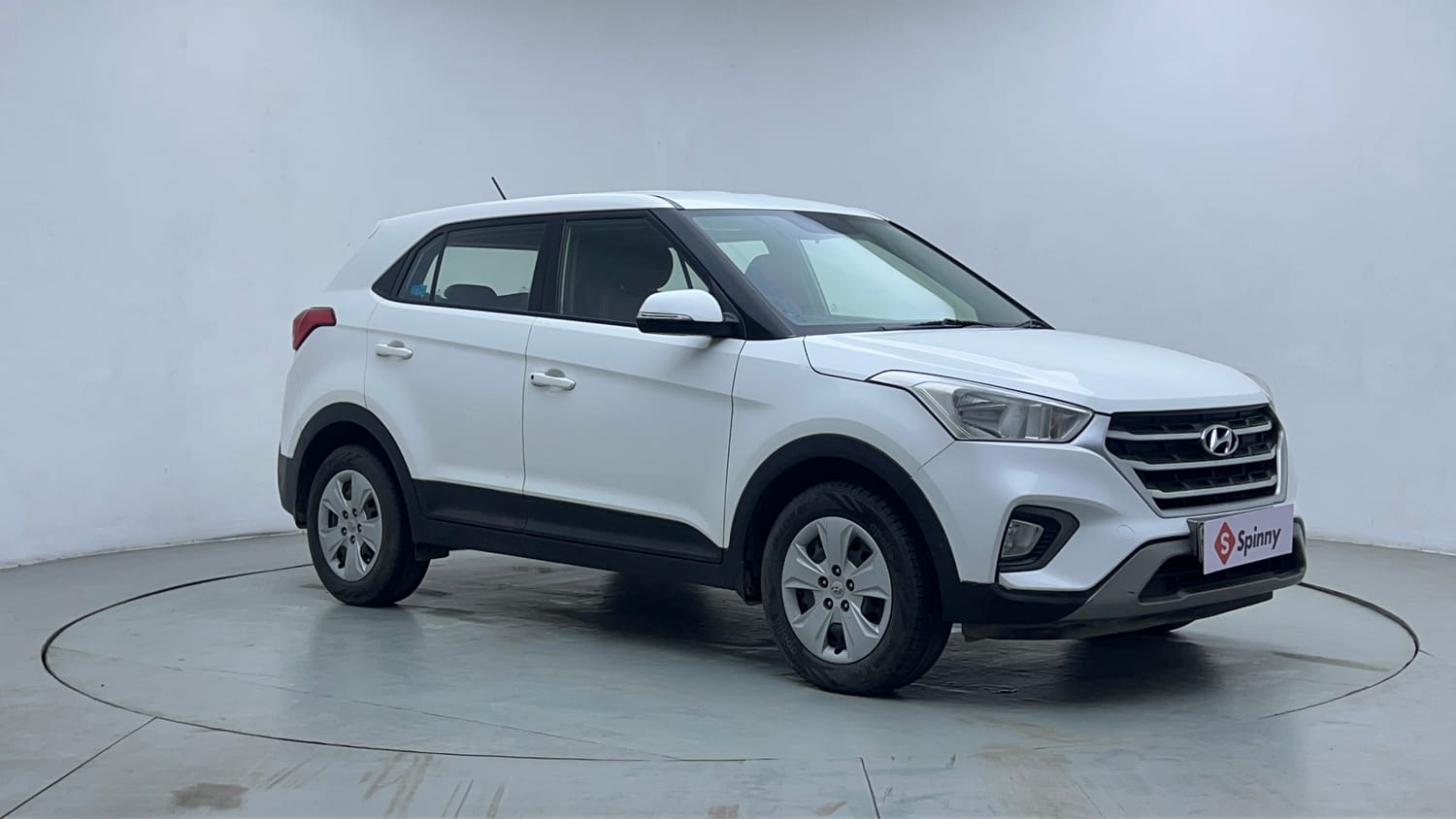 Used 2019 Hyundai Creta EX 1.6 Petrol Petrol Manual exterior RIGHT FRONT CORNER VIEW