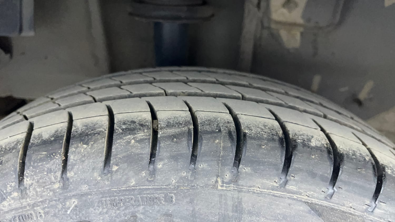 Used 2018 Tata Tiago Revotron XT Petrol Manual tyres RIGHT REAR TYRE TREAD VIEW