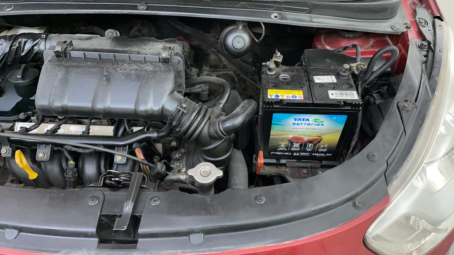 Used 2012 Hyundai i10 Sportz 1.2 AT Kappa2 Petrol Automatic engine ENGINE LEFT SIDE VIEW