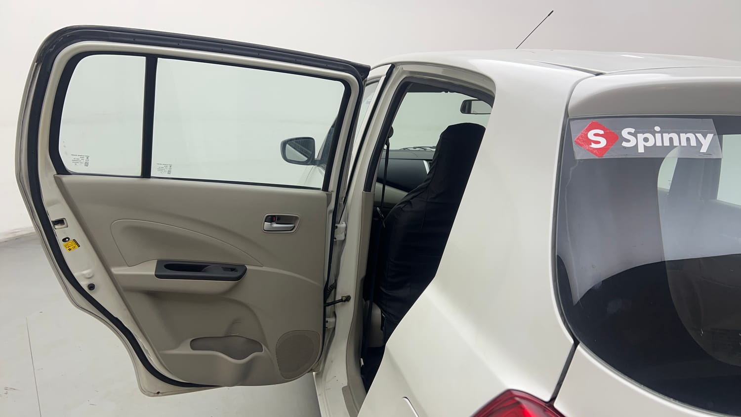 Used 2015 Maruti Suzuki Celerio VXi AMT Petrol Automatic interior LEFT REAR DOOR OPEN VIEW