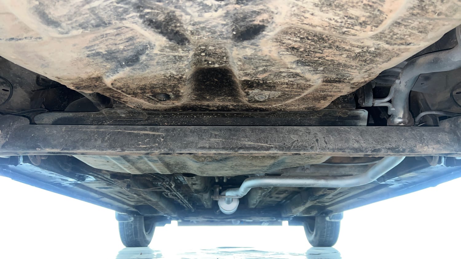 Used 2021 Tata Punch Adventure AMT Petrol Automatic extra REAR UNDERBODY VIEW (TAKEN FROM REAR)