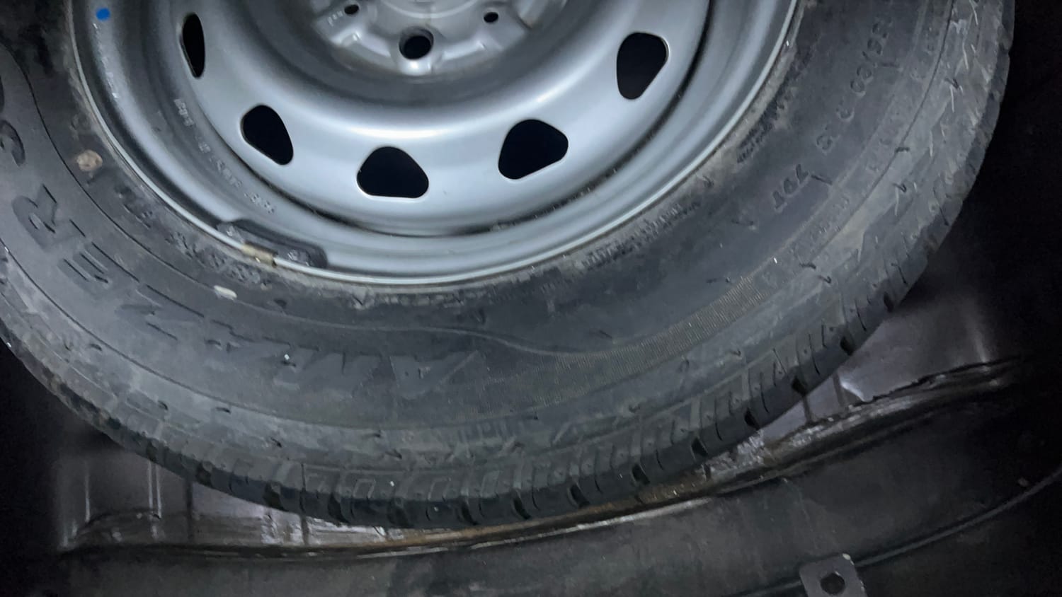 Used 2018 Tata Tiago Revotron XT Petrol Manual tyres SPARE TYRE VIEW