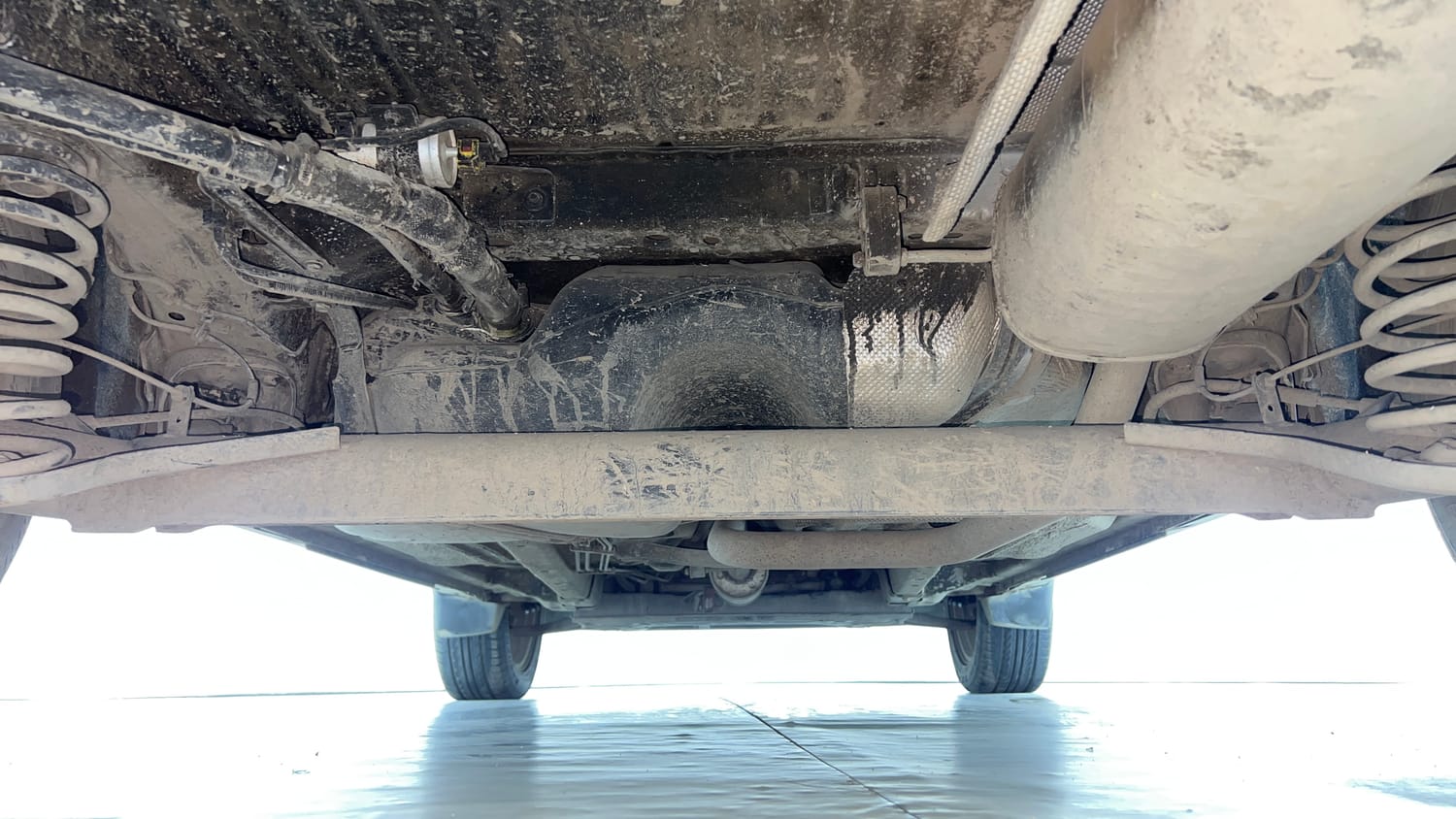 Used 2016 Ford EcoSport Titanium 1.5L Ti-VCT AT Petrol Automatic extra REAR UNDERBODY VIEW (TAKEN FROM REAR)