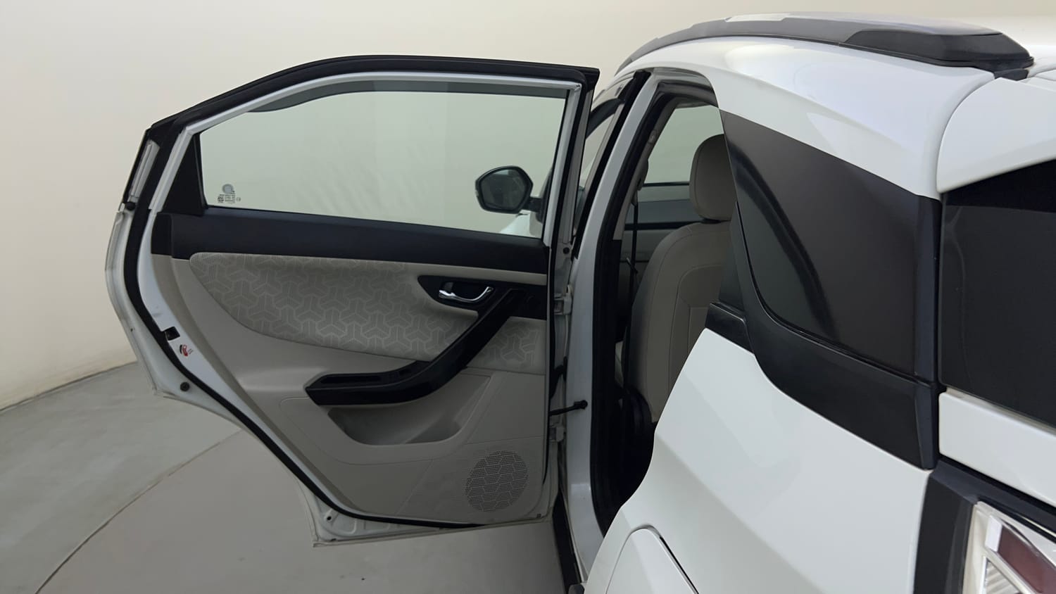 Used 2022 Tata Nexon XZA Plus (Premium) Petrol Automatic interior LEFT REAR DOOR OPEN VIEW