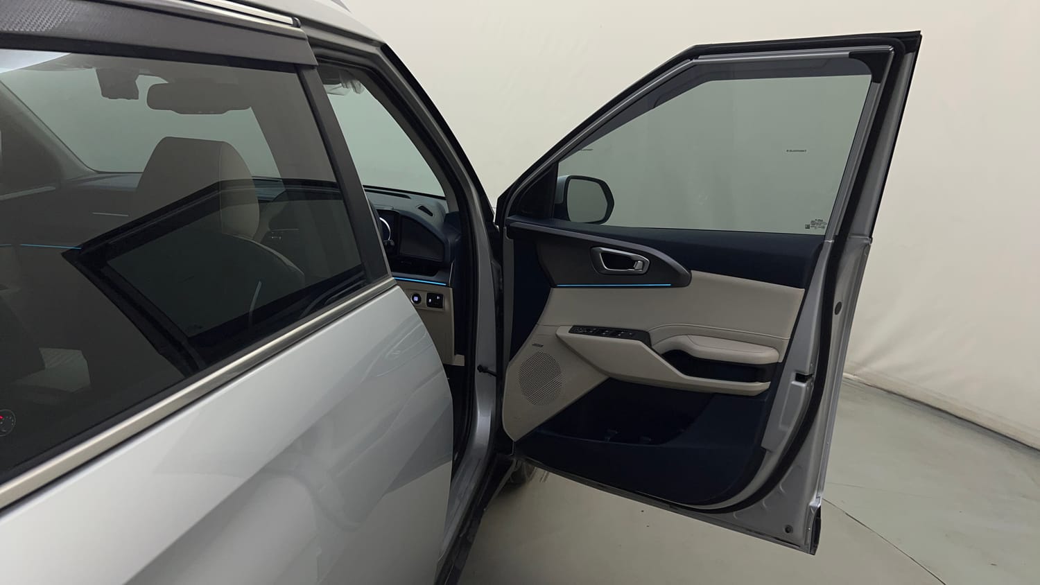Used 2025 Kia Carens Clavis HTX Plus 1.5 Turbo Petrol 7STR MT Petrol Manual interior RIGHT FRONT DOOR OPEN VIEW