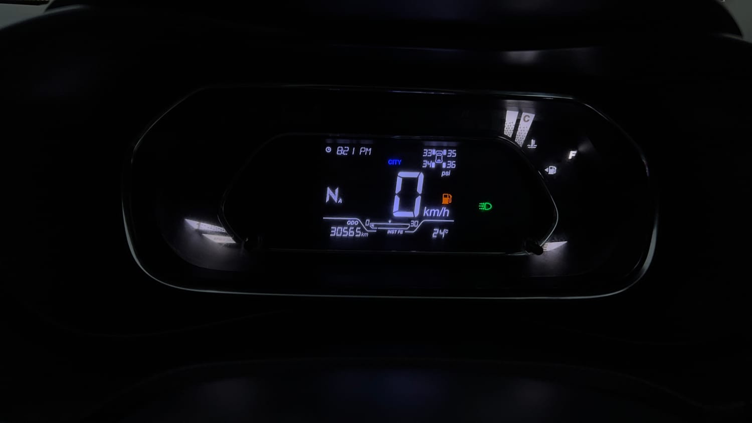 Used 2022 Tata Nexon XZA Plus (Premium) Petrol Automatic interior CLUSTERMETER VIEW