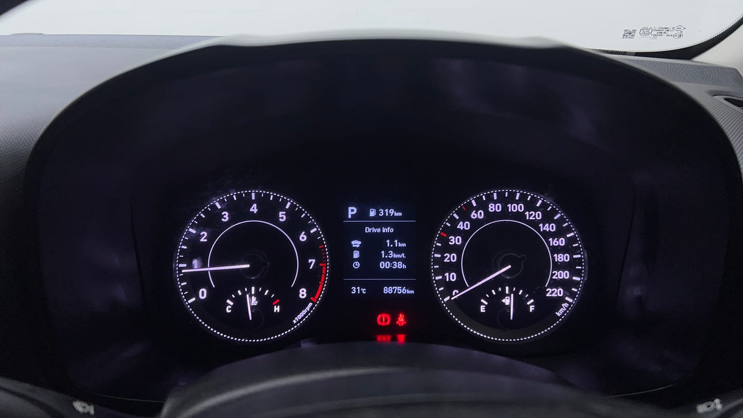 Used 2020 Hyundai Venue SX Plus 1.0 Turbo DCT Petrol Automatic interior CLUSTERMETER VIEW