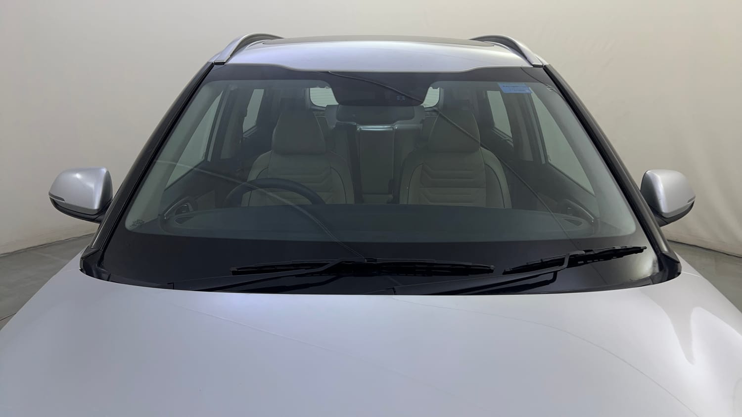 Used 2024 Kia Carens Luxury Plus 1.5 Turbo Petrol DCT 7 STR Petrol Automatic exterior FRONT WINDSHIELD VIEW