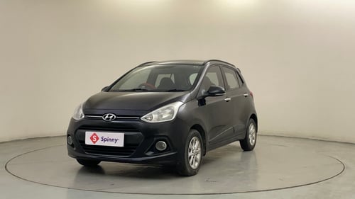 Used 2014 Hyundai Grand i10 Asta 1.2 Kappa VTVT Petrol Manual exterior LEFT FRONT CORNER VIEW