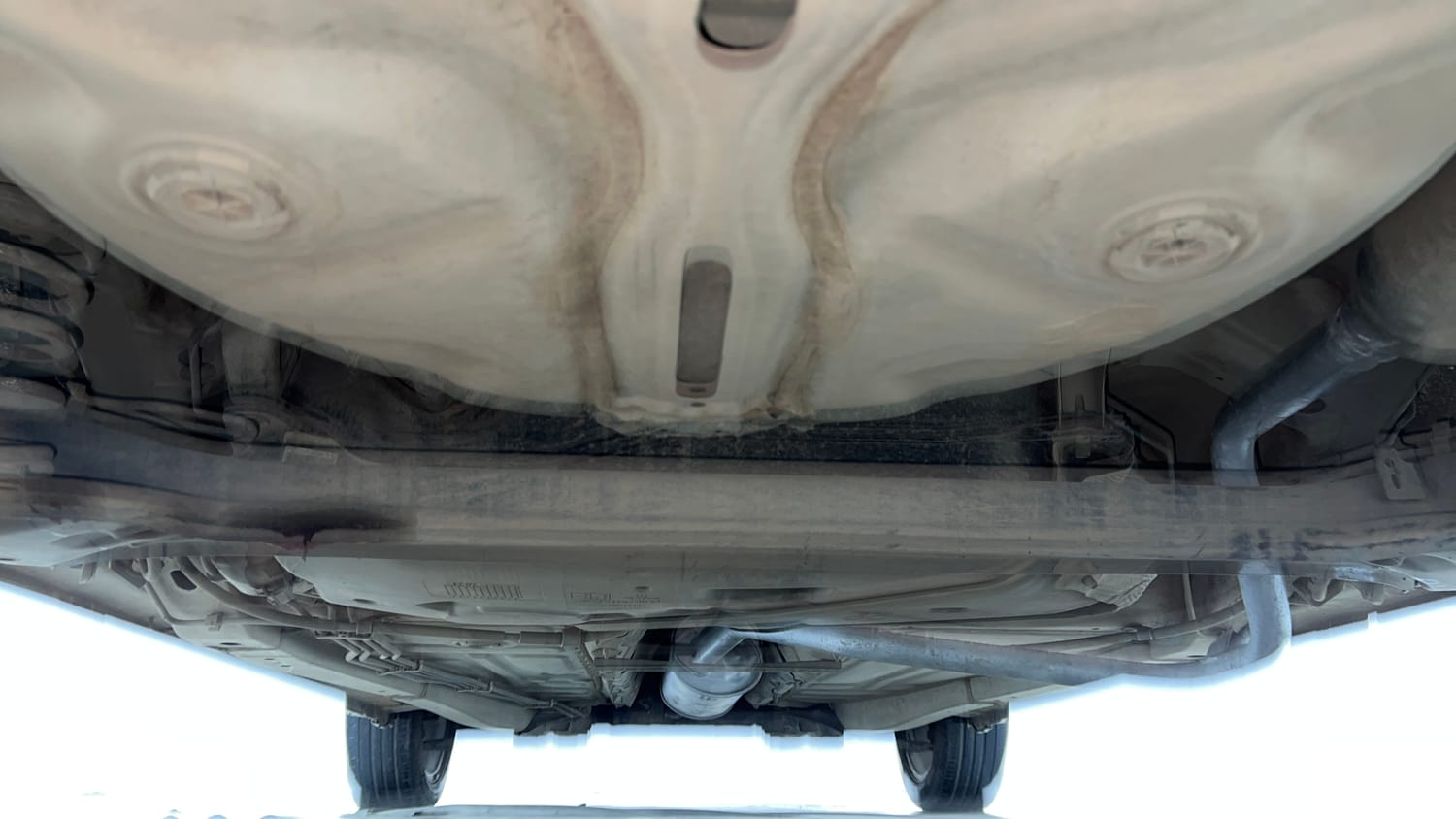 Used 2021 Maruti Suzuki Baleno Zeta Petrol Manual extra REAR UNDERBODY VIEW (TAKEN FROM REAR)