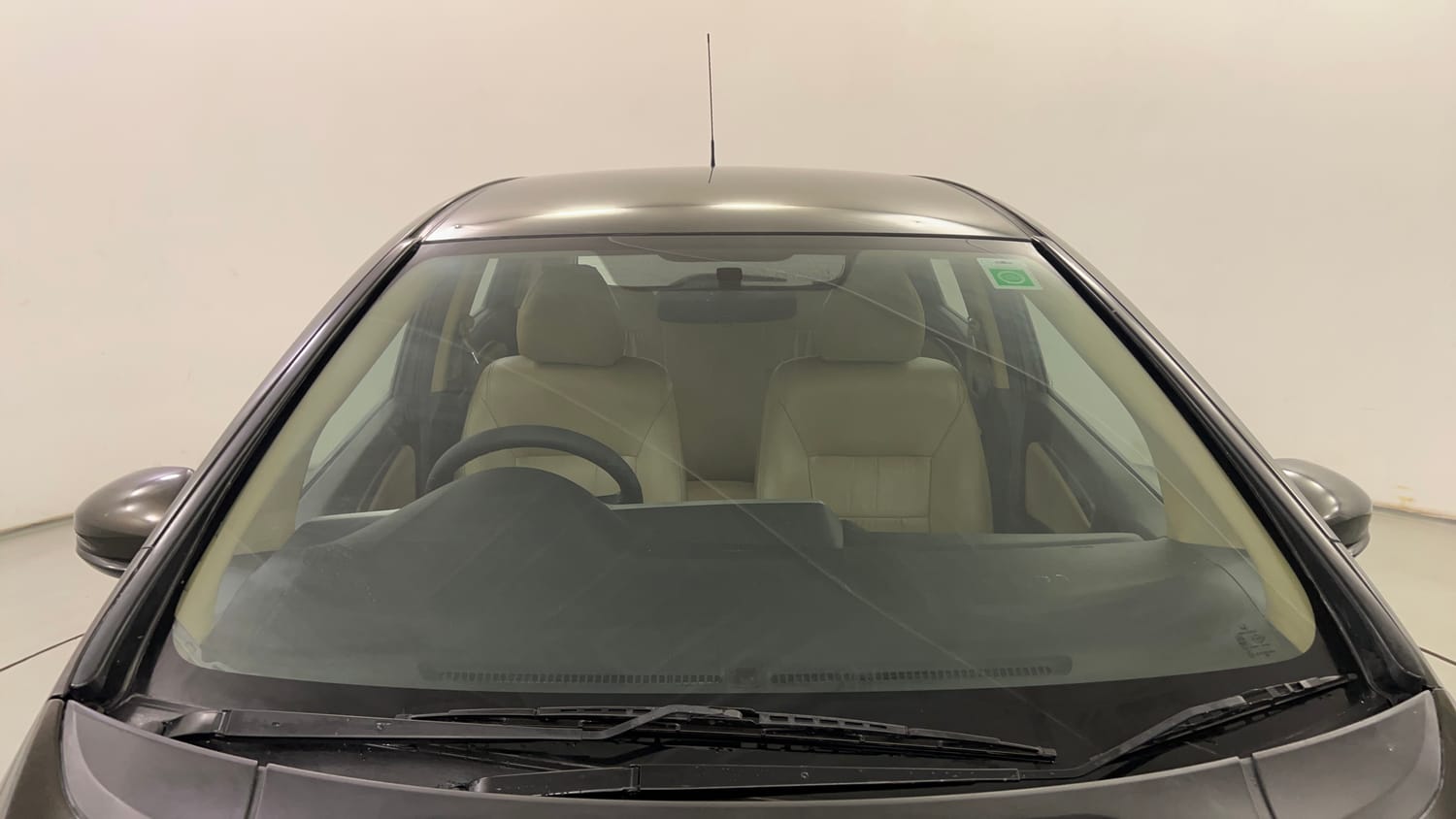 Used 2017 Honda Jazz V AT Petrol Petrol Automatic exterior FRONT WINDSHIELD VIEW