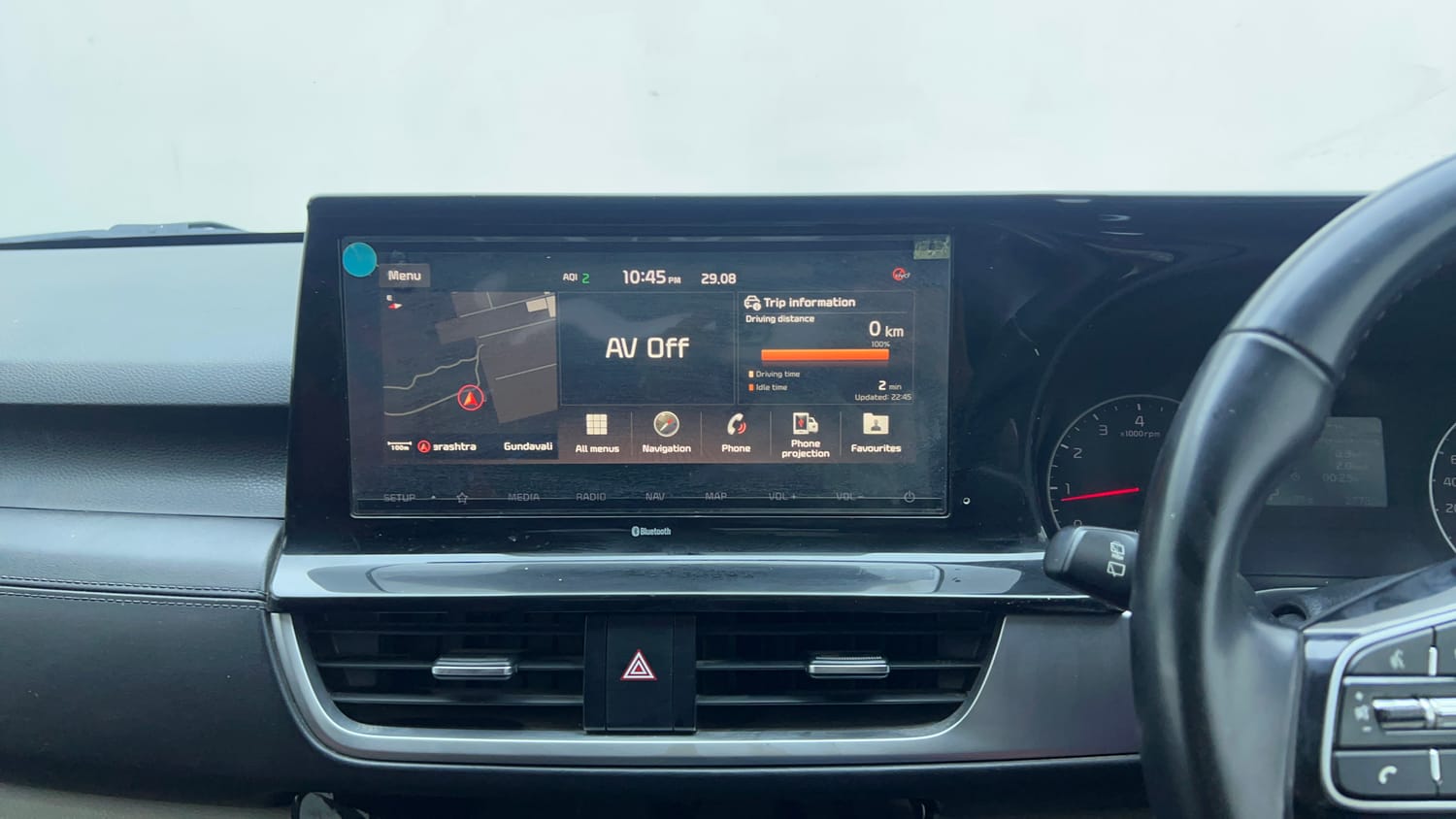 Used 2020 Kia Seltos HTX IVT 1.5 Petrol Automatic top_features Touch screen infotainment system