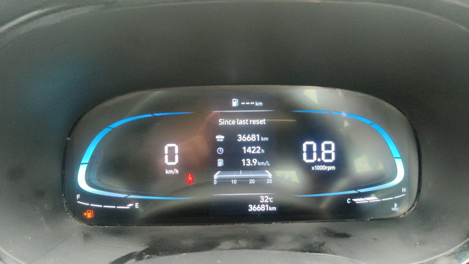 Used 2024 Hyundai Exter SX 1.2 MT Petrol Manual interior CLUSTERMETER VIEW