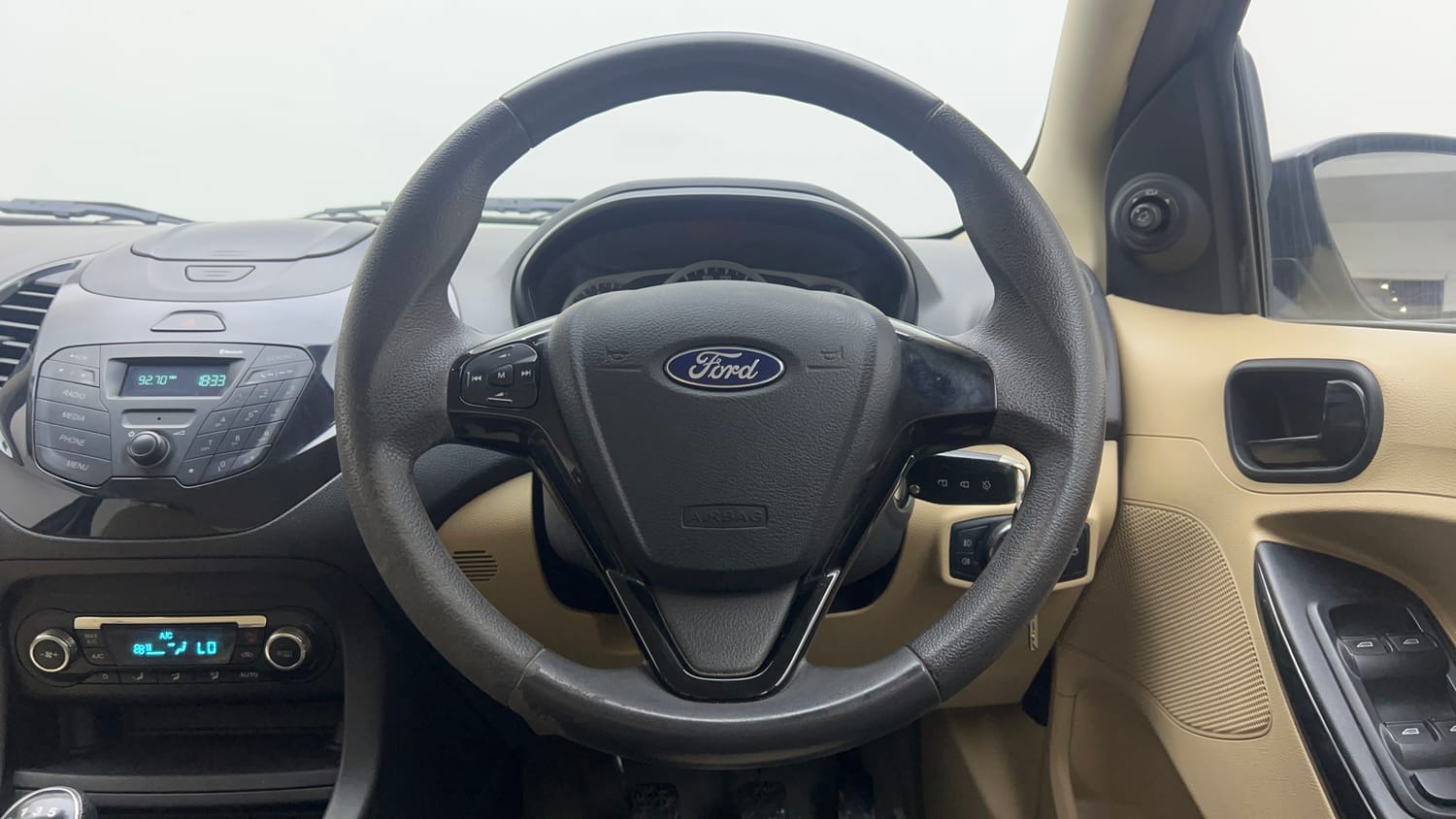 Used 2018 Ford Figo Aspire Titanium 1.2 Ti-VCT Petrol Manual interior STEERING VIEW