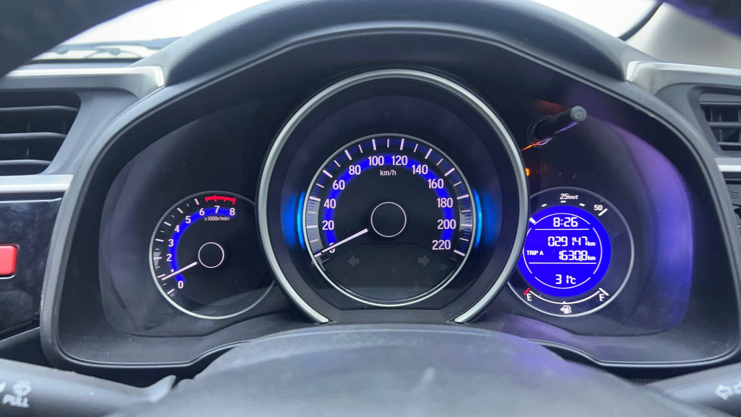 Used 2015 Honda Jazz VX Petrol Petrol Manual interior CLUSTERMETER VIEW